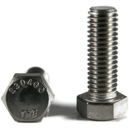 7/16-14 Hex Head Cap Screw, 18-8 Stainless Steel, 1-1/4 In L, 350 PK